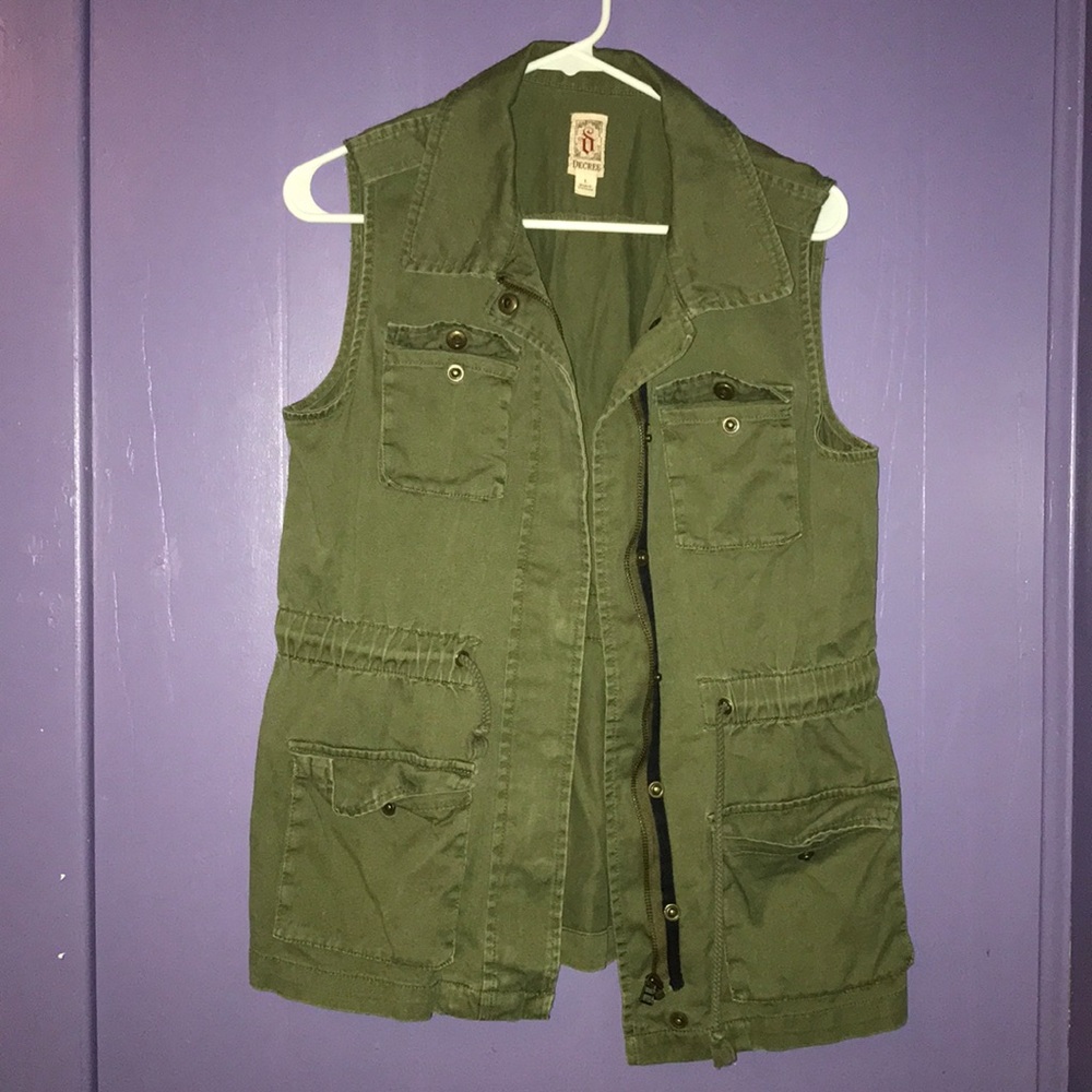 Army Green Jacket Vest